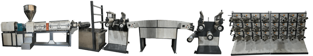 Plastic Sutli Making Machine Synthetic String Sutli Line